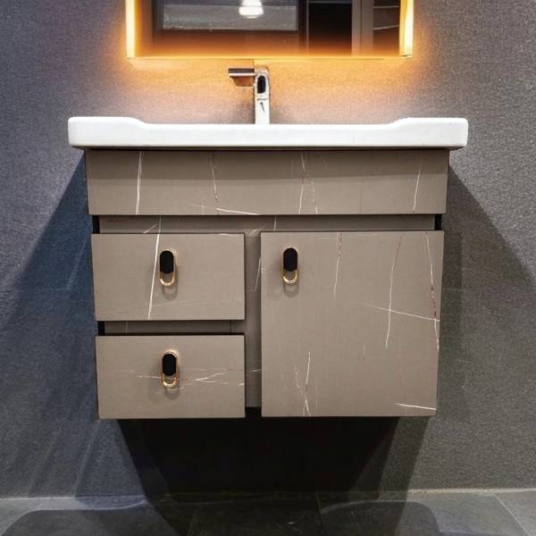 BOBBYEXPORT Wall Hang 24" Wash Basin Vanity Cabinet For Bathroom BEWH6 Wall Hung Basin