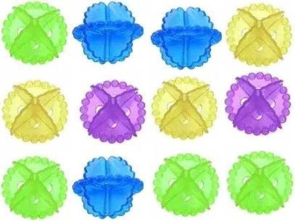 Etszaz 12 Pcs Reusable Dryer Balls Laundry Balls for Washing Machine Detergent Bar