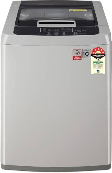 LG 7 kg Fully Automatic Top Load Washing Machine Silver