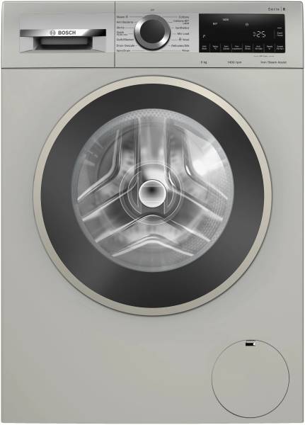 BOSCH 9 kg Fully Automatic Front Load Washing Machine with In-built Heater Grey