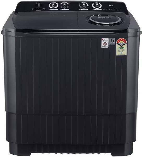 LG 11.5 kg Semi Automatic Top Load Washing Machine Black