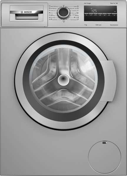 BOSCH 7 kg with Steam Fully Automatic Front Load Washing Machine with In-built Heater Silver