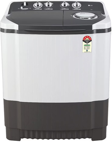 LG 7.5 kg Semi Automatic Top Load Washing Machine Grey, White