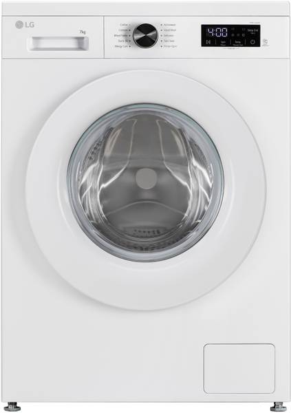 LG 7 kg Fully Automatic Front Load Washing Machine with In-built Heater White