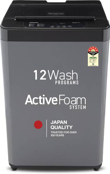 Panasonic 7 kg Fully Automatic Top Load Washing Machine Grey