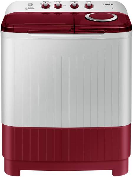 SAMSUNG 8 kg Semi Automatic Top Load Washing Machine Red
