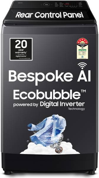 Samsung 12 kg 5 Star, AI Wash, Ecobubble, AI Energy Mode, AI VRT+, Super Speed, Soft Closing Door, Wi-Fi, Digital Inverter, Fully-Automatic Fully Auto...