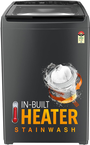 Whirlpool 6.5 kg Fully Automatic Top Load Washing Machine with In-built Heater Grey