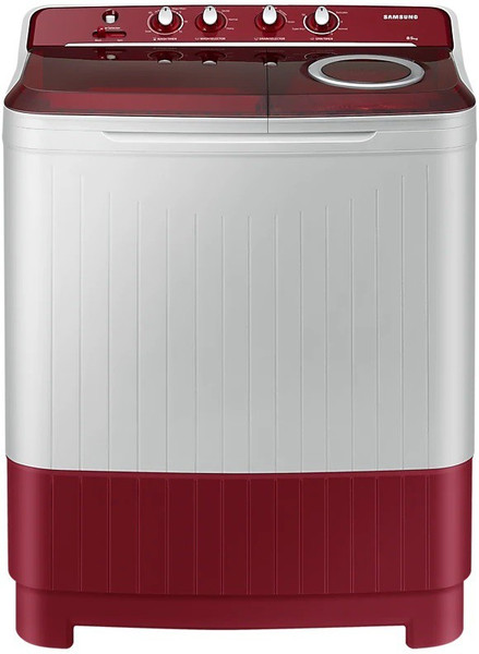 Samsung 8.5 kg Semi Automatic Top Load Washing Machine Maroon, White