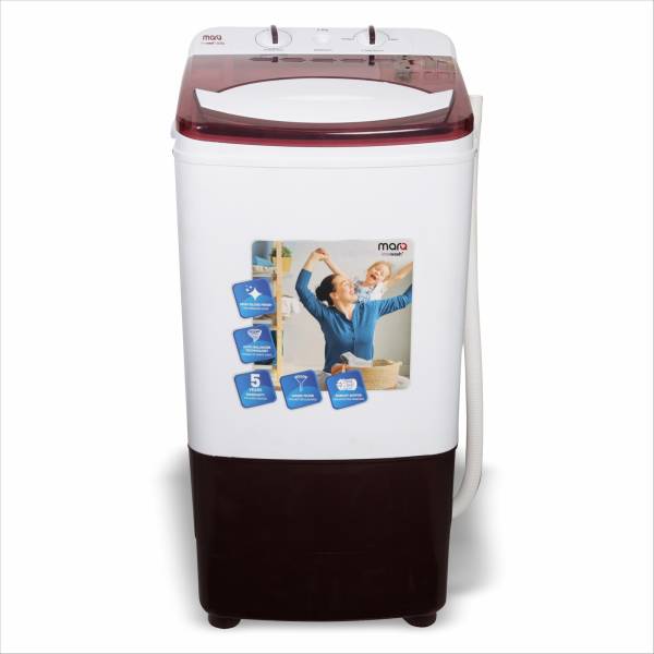 MarQ by Flipkart 8 kg Washer only Maroon, White