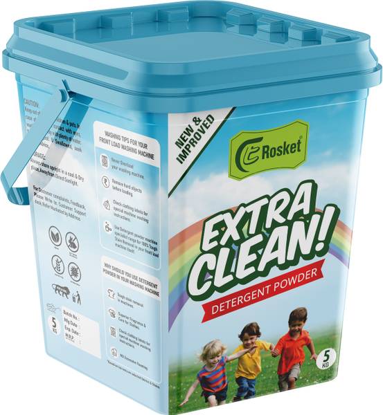 EROSKET Bright Like New Matic Front/Top Load Ultra Clean Blue Detergent Powder 5 kg Detergent Powder (Fresh)
