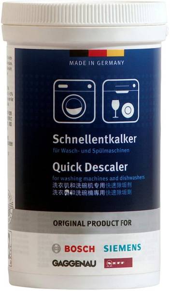 BOSCH Quick Descaler for Washing Machine Front Load and Top Load Dishwashers Detergent Powder 250 g