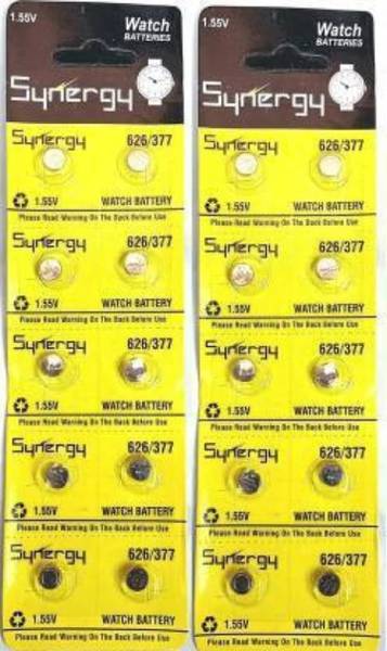 Synergy SR626SW/ LR626SW/ 377/ Battery Button Cell 20-piece Watch Repair Kit
