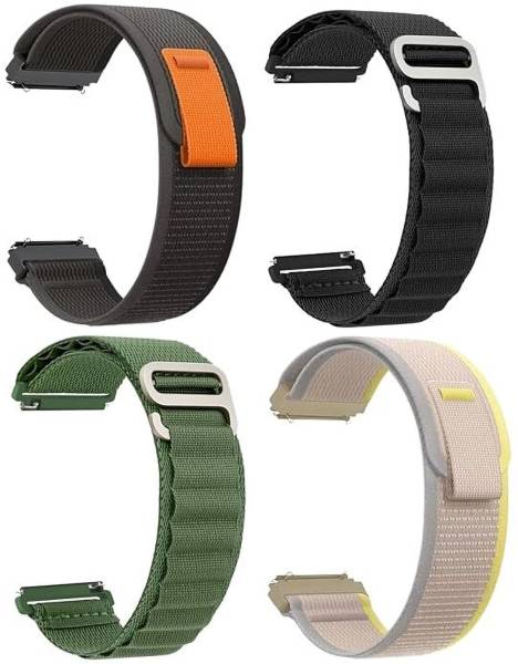 Gadgetzilla 22MM Nylon Alpine / Trail Velcro Loop Bands / Straps 22 mm Fabric Watch Strap