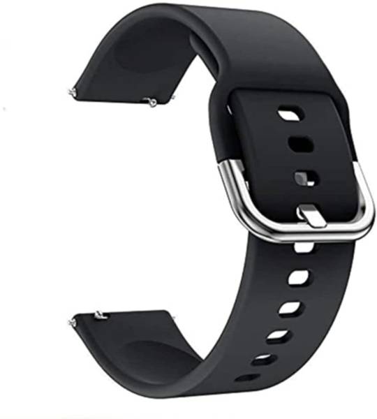 AMANDO AAO19SN0048BK 19MM Smart Watch Strap (BUCKLE LOCK) For NOISE COLORFIT PRO 2 Smart Watch Strap