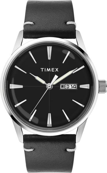 TIMEX TWEG25501 Black Round Dial Quartz Analog Watch - For Men