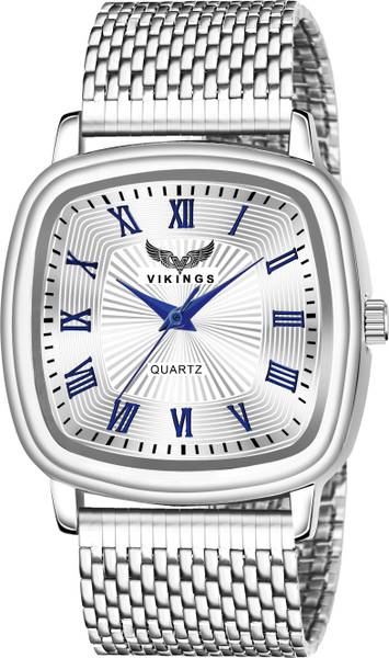 VIKINGS VK-GR-124-SLV-JALI JALI BELT Analog Watch - For Men