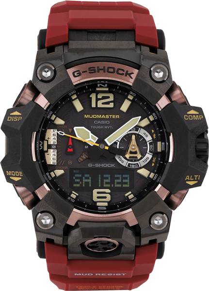 CASIO GWG-B1000-1A4DR G-Shock Dial Red Resin Band Analog-Digital Watch - For Men