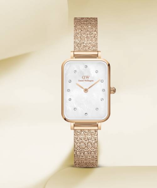 DANIEL WELLINGTON Quadro Quadro Lumine White color Square 26 mm