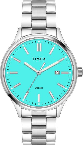 TIMEX TWEG18430 Blue Round Dial Quartz Analog Watch - For Men