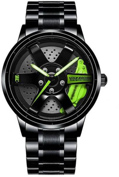 ELIVOR FASHION Thar Gyro Wheel Watch Car Wheel Analog Watch - For Men