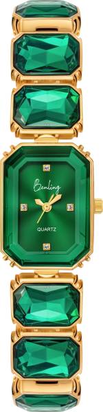 Benling Benling Octagon cut Bracelet Emerald Harmony Watch for Women Analog Watch - For Women