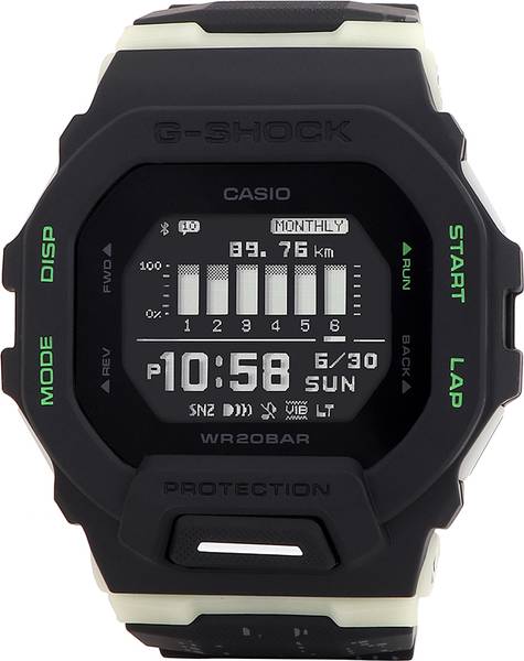 CASIO GBD-200LM-1DR G-Shock Bluetooth Connect Digital Watch - For Men
