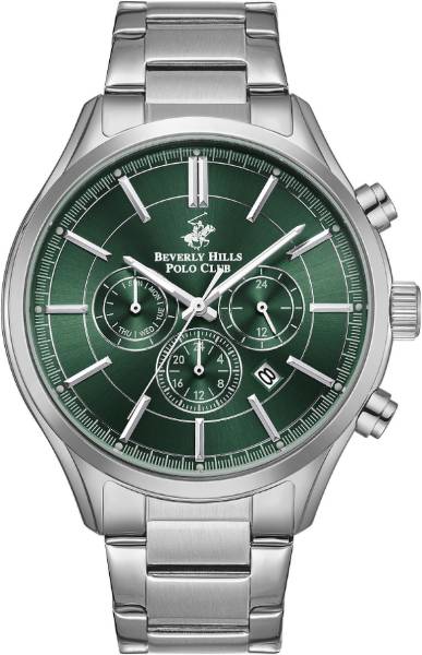 Beverly Hills Polo Club Men Multi Function Dark Green Dial Watch - BP5009Y.370 Beverly Hills Polo Club Analog Watch - For Men