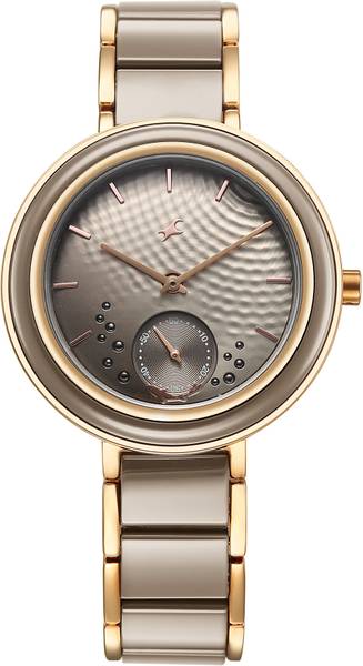 Fastrack Oceanyx - Ceramic Fastrack Oceanyx - Ceramic Quartz Grey Round Dial Women's Watch / Analog Watch - For Women