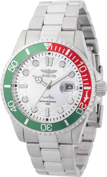 INVICTA 44714 Pro Diver Quartz Silver Dial Analog Watch - For Men