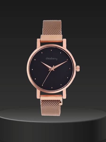 Dressberry Stylish Analog Magntic Strap Watch For Women Analog Watch For Women Price History