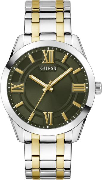 GUESS GW0893G1 GUESS Elliot Green Round Dial Analog Watch - For Men