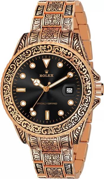 ANDHAK RLX Daytona Engraved Wrist Watch Premium Quality RLX Daytona Engraved Wrist Watch Premium Quality Analog Watch - For Men