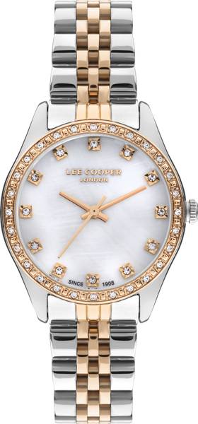 LEE COOPER LC07818.520 Analog MOP Dial with Crystals Analog Watch - For Women