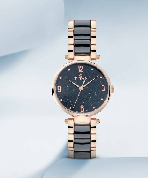 Titan NQ95061WD01 Ceramics Analog Watch - For Women