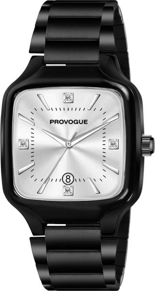 PROVOGUE Sleek Watch with Diamond Markers Analog Watch - For Men