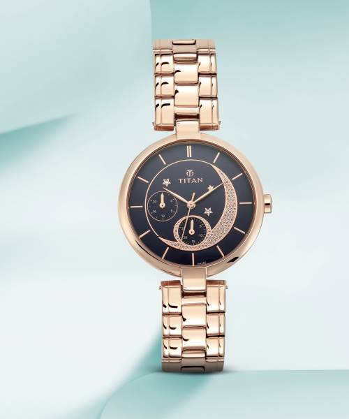 Titan Purple Stellar Analog Watch - For Women