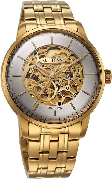 Titan Golden Heart Titan Automatic Analog Watch - For Men