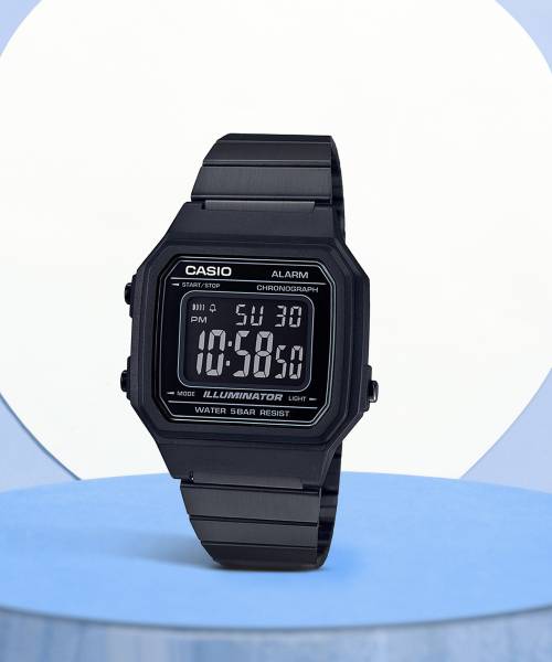 Casio Vintage Digital Black Dial Unisex B650WB-1BDF (D199)