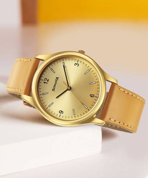 SONATA 77082YL07 Analog Watch - For Men