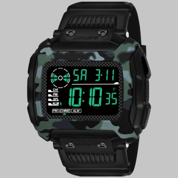 Reborn 9097 ARMY RING Digital Watch - For Men