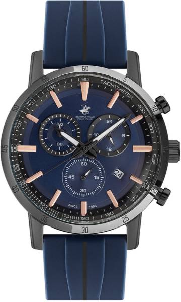 Beverly Hills Polo Club BEVERLY HILLS POLO CLUB Men Chronograph Blue Dial Watch - BP3625Y.099 Analog Watch - For Men