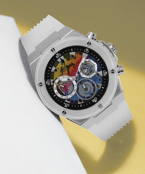 Guess rainbow cheap watch