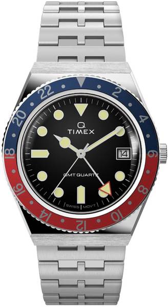 TIMEX TW2V38000UJ Q Timex Black Round Dial Analog Watch - For Men