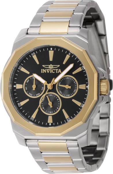 INVICTA 46845 Speedway Quartz Black Dial Analog Watch - For Men