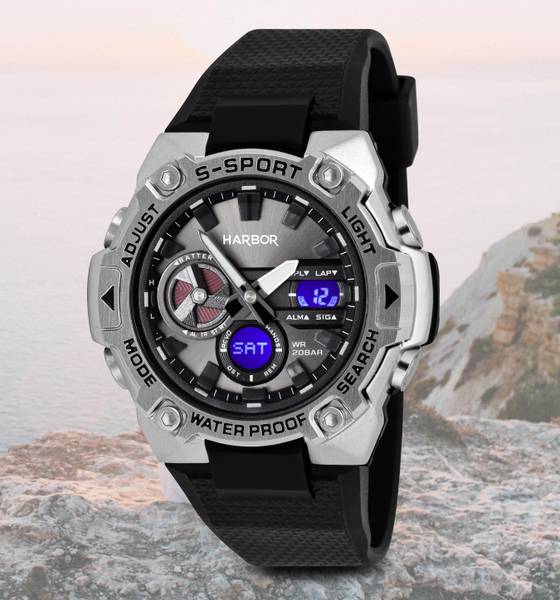 Harbor 9124PU High-tech analog-digital watch for men Analog-Digital Watch - For Men
