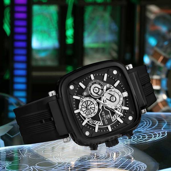 Reward Black Color Analog Watch For Men Analog Watch - For Men