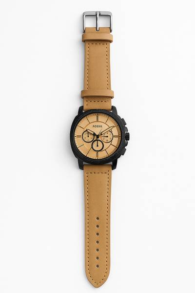 ft interprises Classic Round Stylish Brown Analog Watch for Men Analog Watch - For Boys