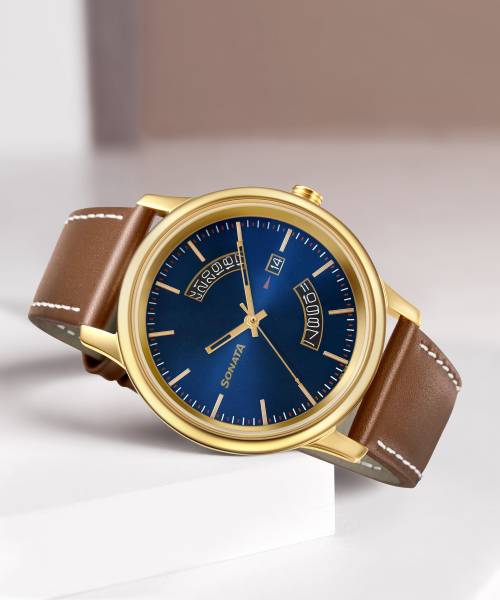 SONATA NP7134YL03 Wedding collection Analog Watch  - For Men