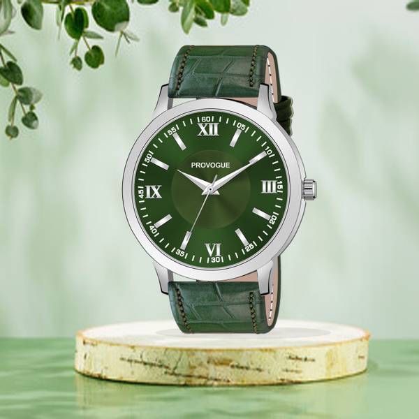 PROVOGUE PRV-114-GREEN Big Dial Analog Watch - For Men